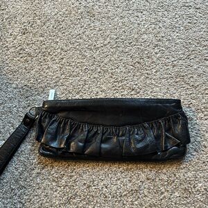 HOBO Elegant Black Clutch Bag